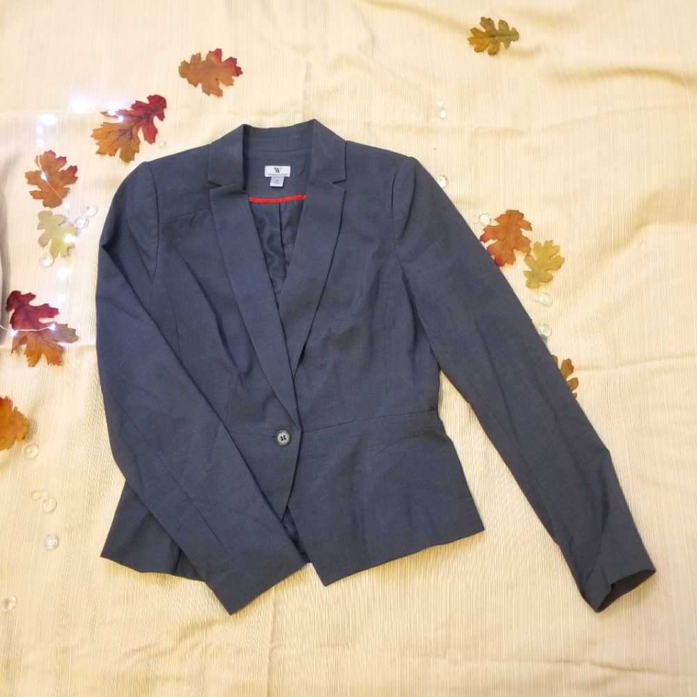 Worthington Blazer Jacket Gray Size 8